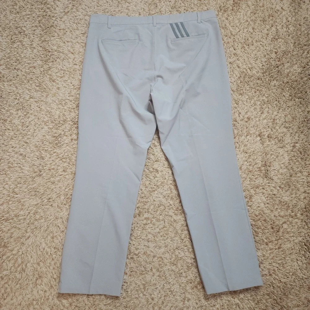 Adidas Golf Pants Mens‎ 38x30 Gray Ultimate365 Stretch Straight Leg Athletic